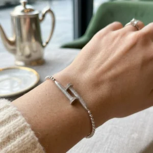 Pave Nail Bracelet